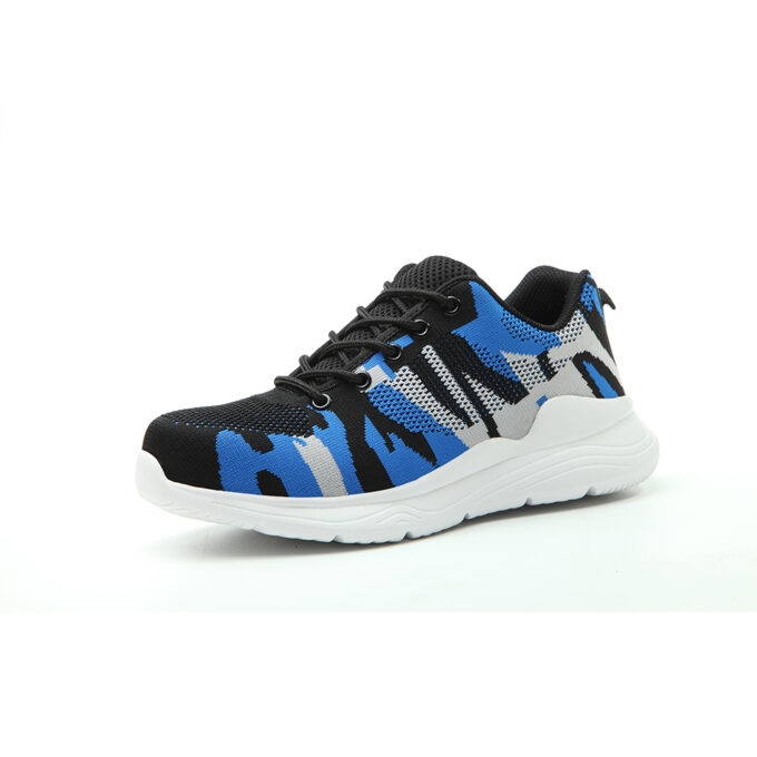 Camouflage EVA 526 Blue Safety Trainers Shoes