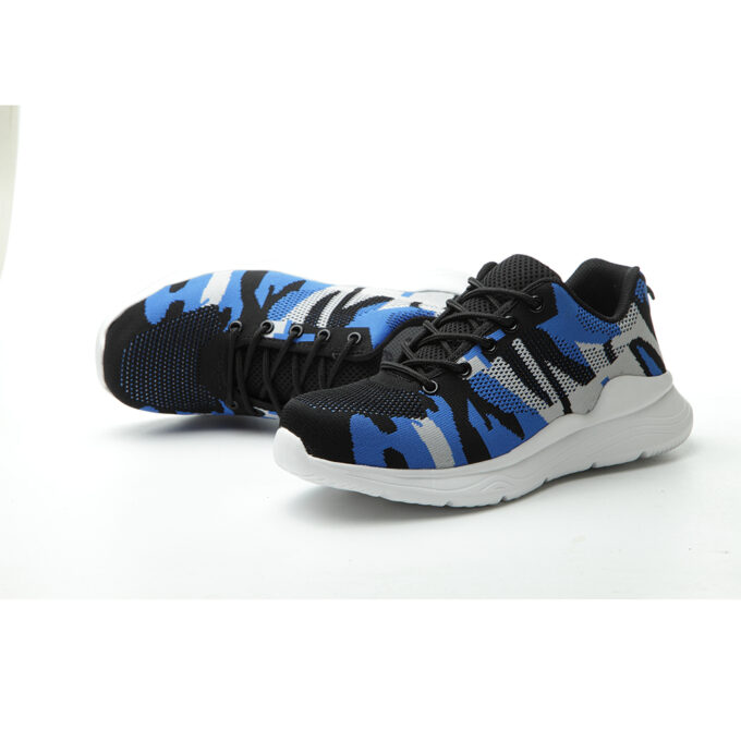 Camouflage EVA 526 Blue Safety Trainers Shoes
