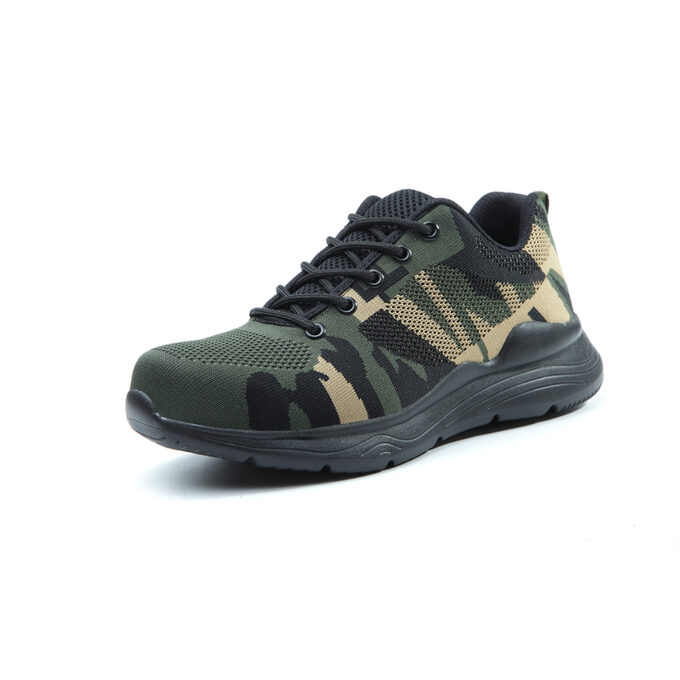 Camouflage EVA 526 Green Safety Trainers Shoes