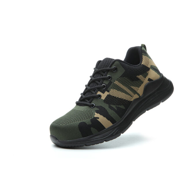 Camouflage EVA 526 Green Safety Trainers Shoes