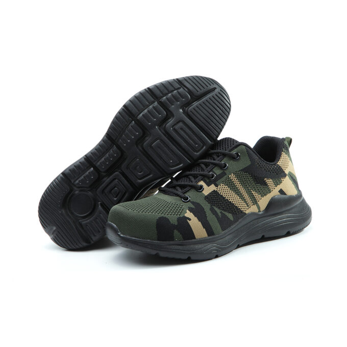 Camouflage EVA 526 Green Safety Trainers Shoes