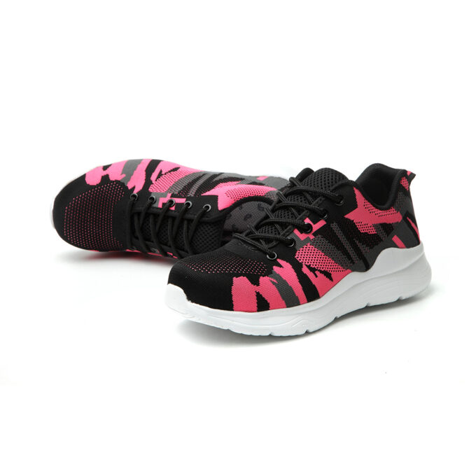 Camouflage EVA 526 Pink Safety Trainers Shoes for Women