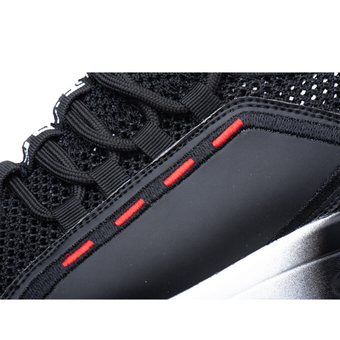 Flying 796 Black/White Safety Trainers Shoes