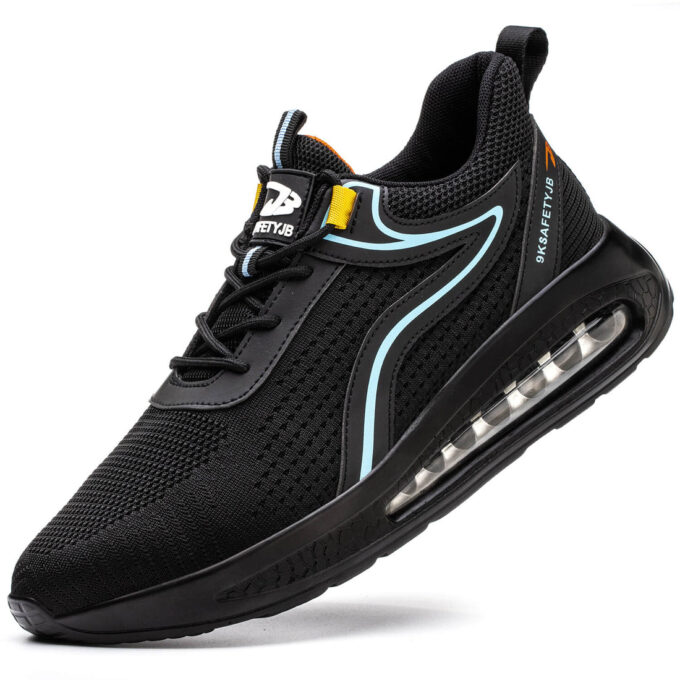 Flying 9191 Air Cushion Lightweight Steel Toe Sneakers