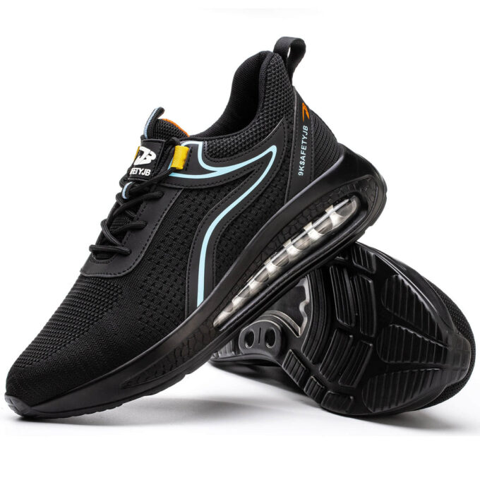 Flying 9191 Air Cushion Lightweight Steel Toe Sneakers