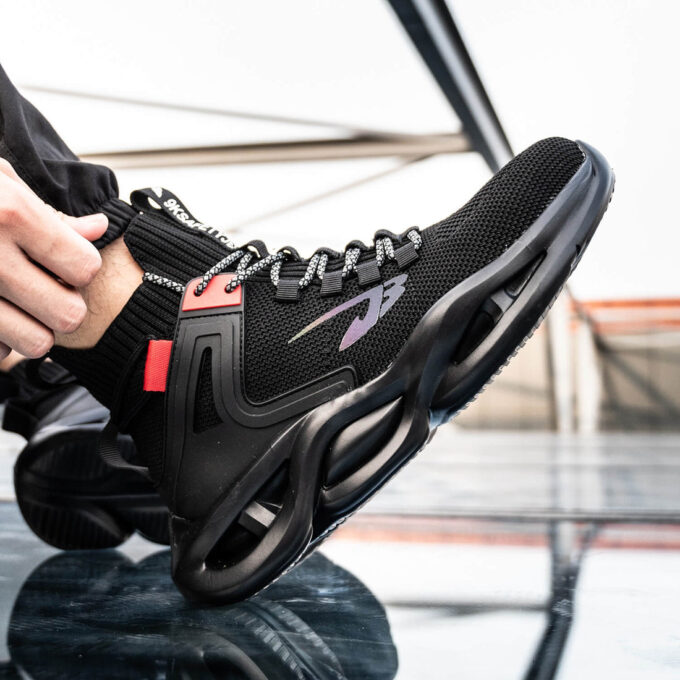 Flying 675 Comfortable High-Top Steel Toe Shoes