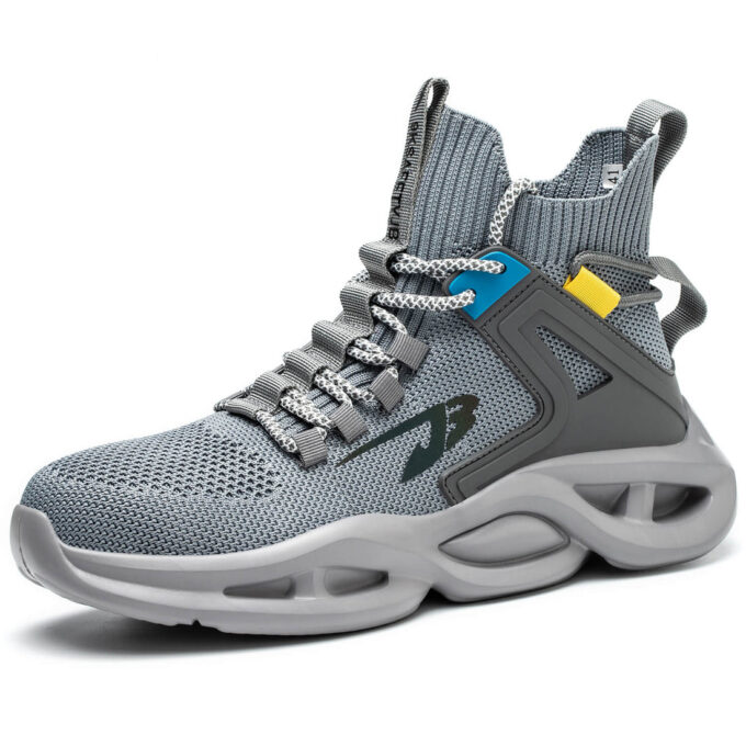 Flying 675 Comfortable High-Top Steel Toe Shoes
